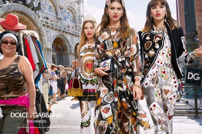Slika iz reklamne kampanje Dolce & Gabbana za proljeće 2018