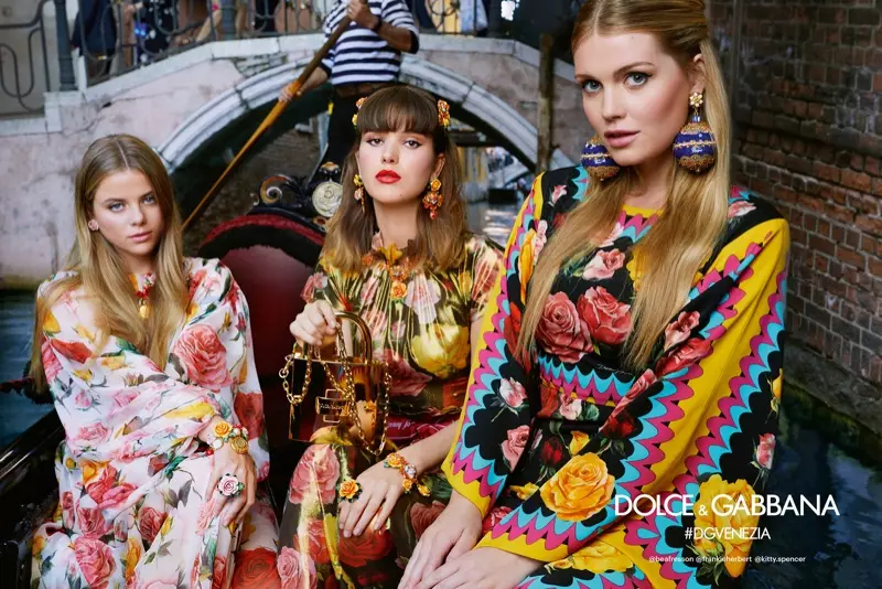 Bea Fresson, Frankie Herbert i Kitty Spencer glume u kampanji Dolce & Gabbana za proljeće-ljeto 2018.