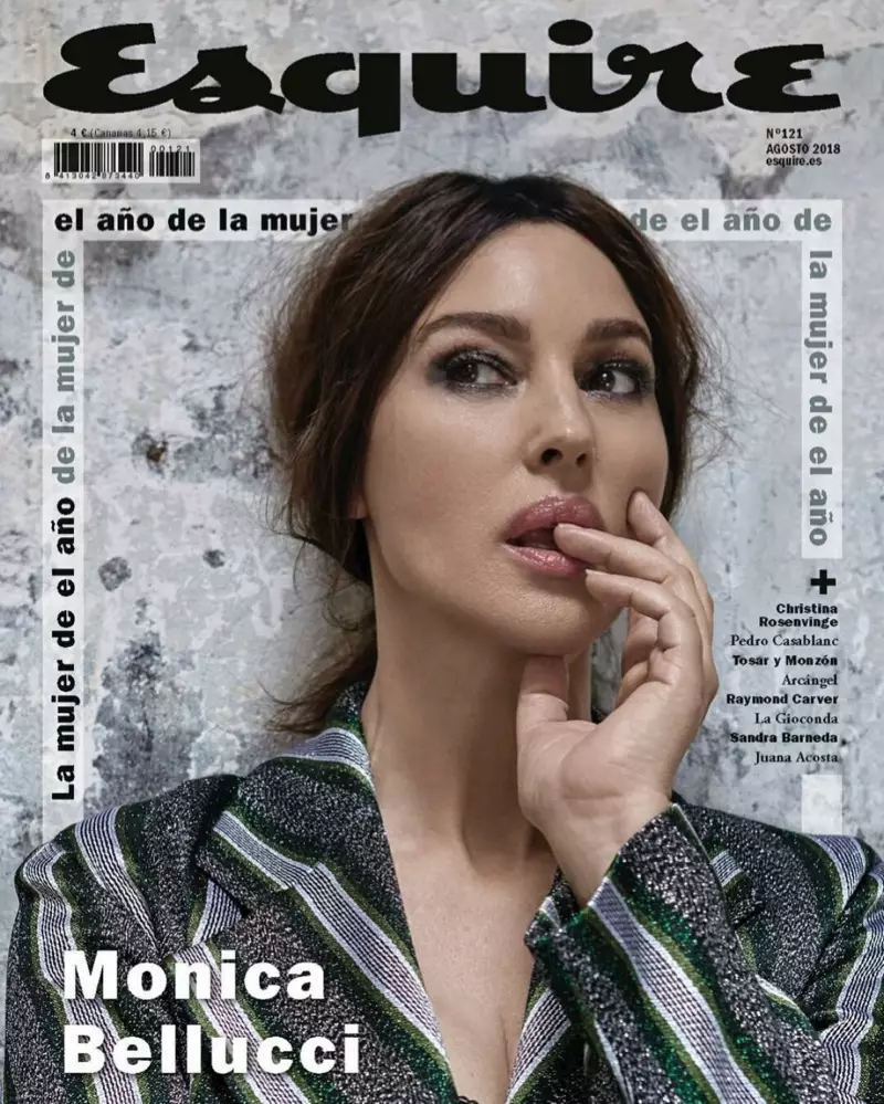 Monica Bellucci | Esquire Spanjë | Fotosesioni i kopertinës 2018