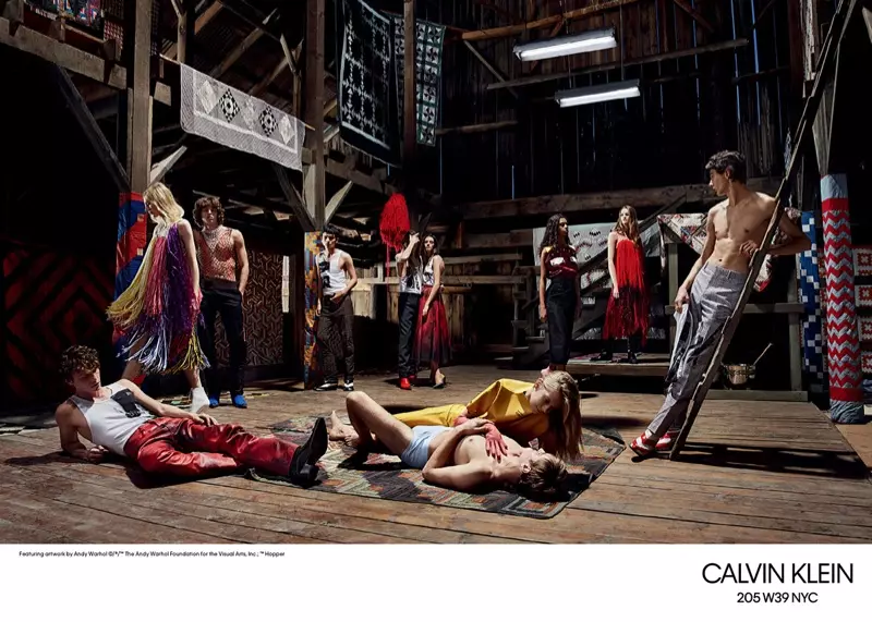 Willy Vanderperre fotografeert de lente-zomer 2018 campagne van Calvin Klein