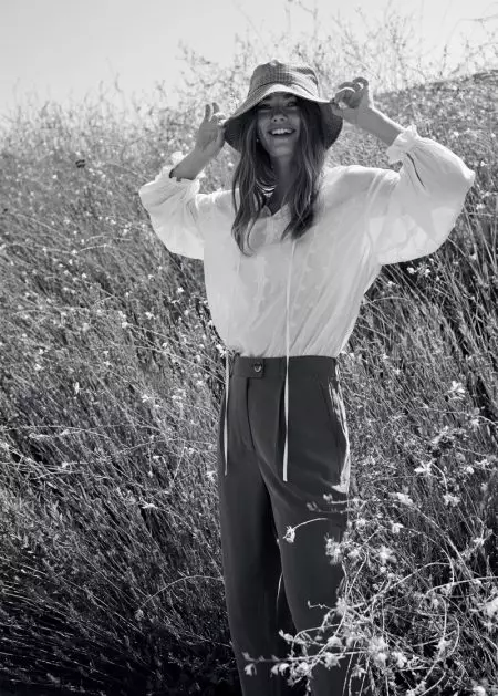 Mathilde Brandi Channels 70's Style for Mango