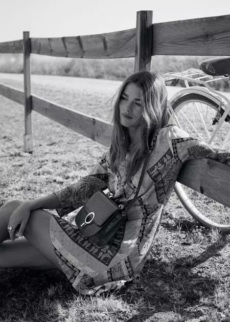 Mathilde Brandi Channels 70's Style for Mango