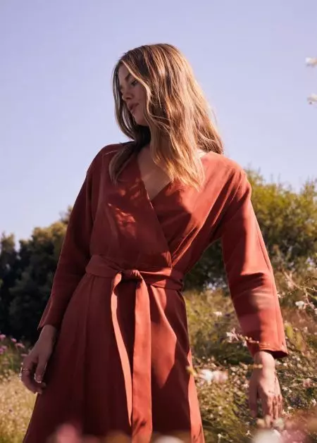 Mathilde Brandi Channels 70's Style for Mango