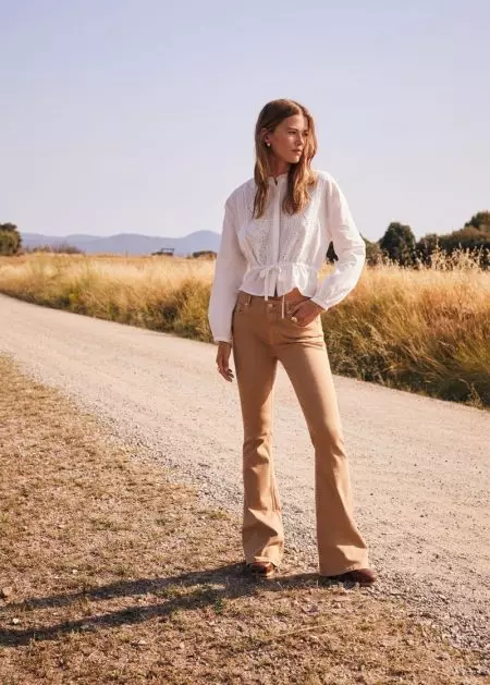 Mathilde Brandi Channels 70's Style for Mango