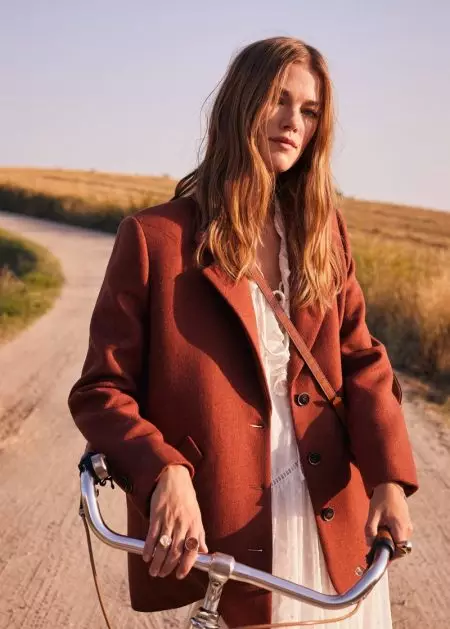 Mathilde Brandi Channels 70's Style for Mango