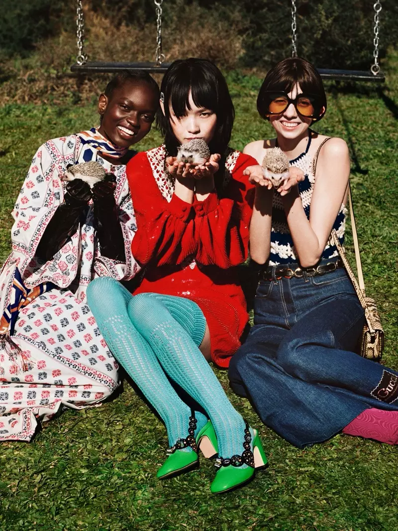 Gli animali sono sotto i riflettori nella campagna pre-fall 2020 di Gucci.