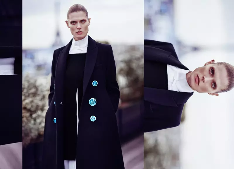 Malgosia Bela coj kev siv zog rau ELLERY's Pre-Fall 2015 Kev Sib Tw