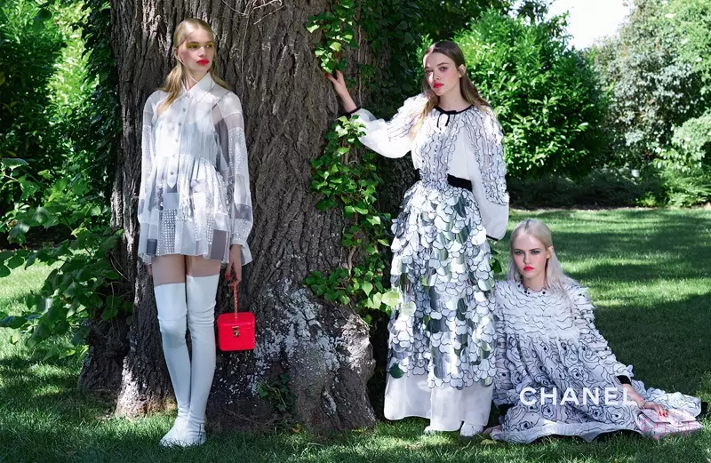 Charlotte Free, Stella Lucia en Kitty Hayes speel in Chanel se vaart 2016-veldtog