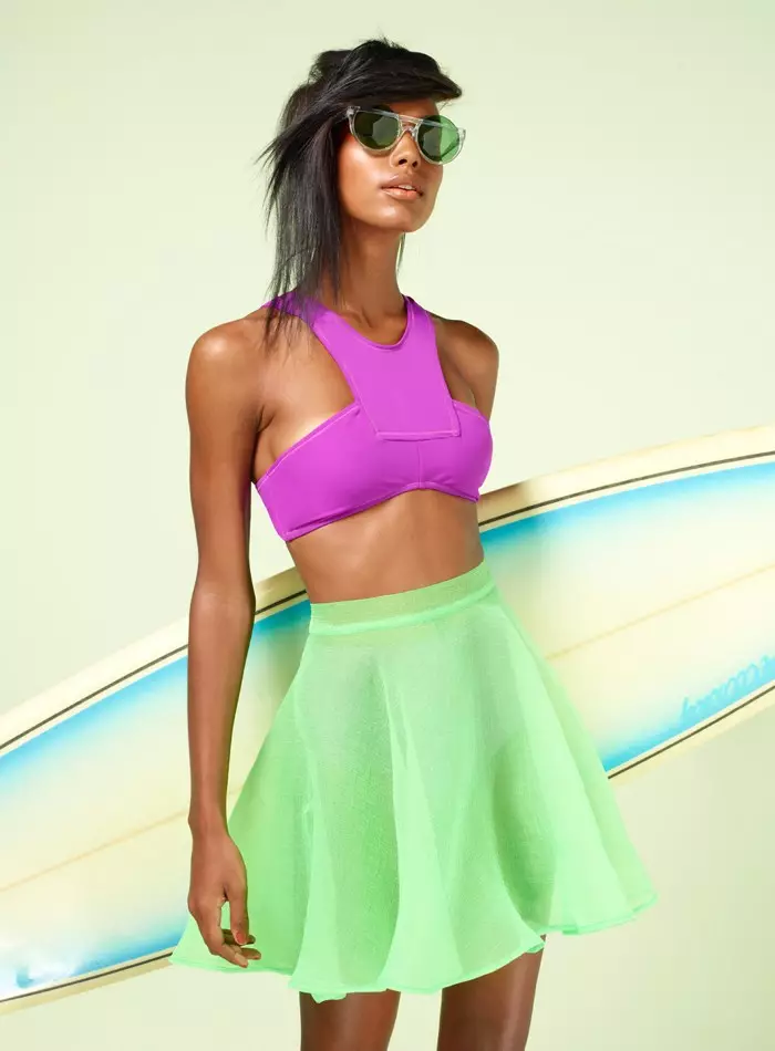 Jasmine Tookes is Surfer Chic for Nasty Gal Spring/Sumer 2013 Collection