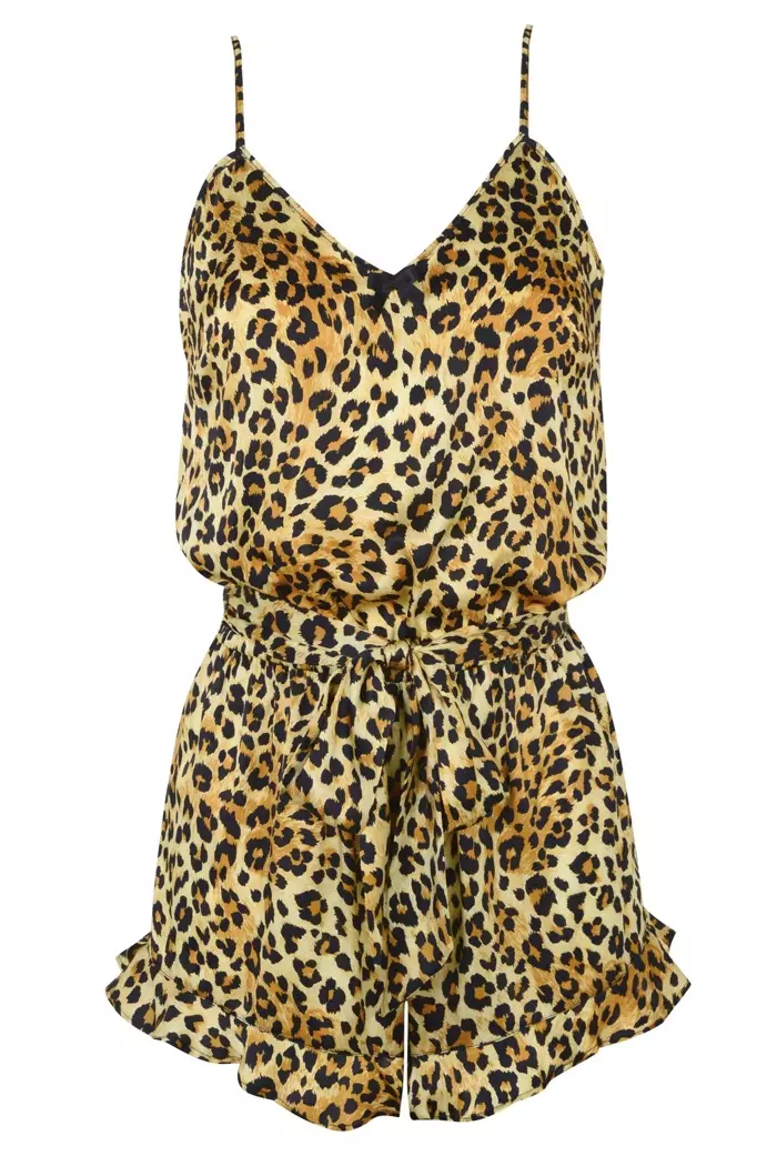 Charlotte Olympia x Agent Provocateur Leopard Print Playsuit