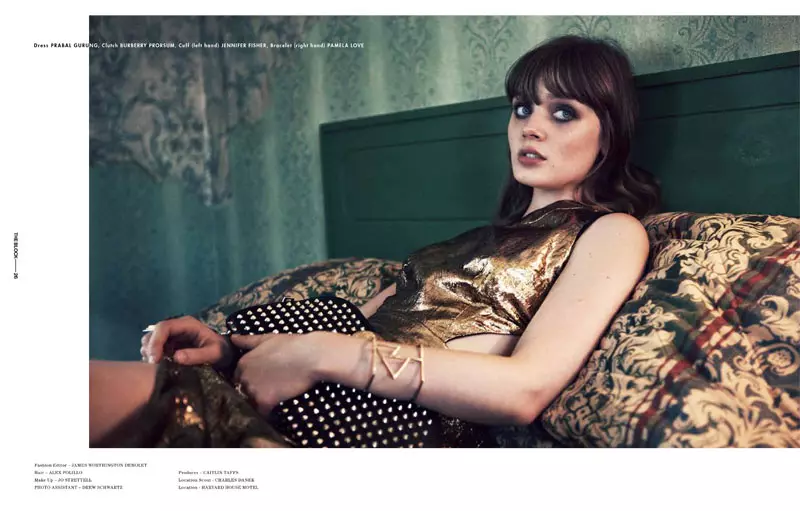 Bella Heathcote האט טין גייסט פֿאַר די בלאָק F/W 2012