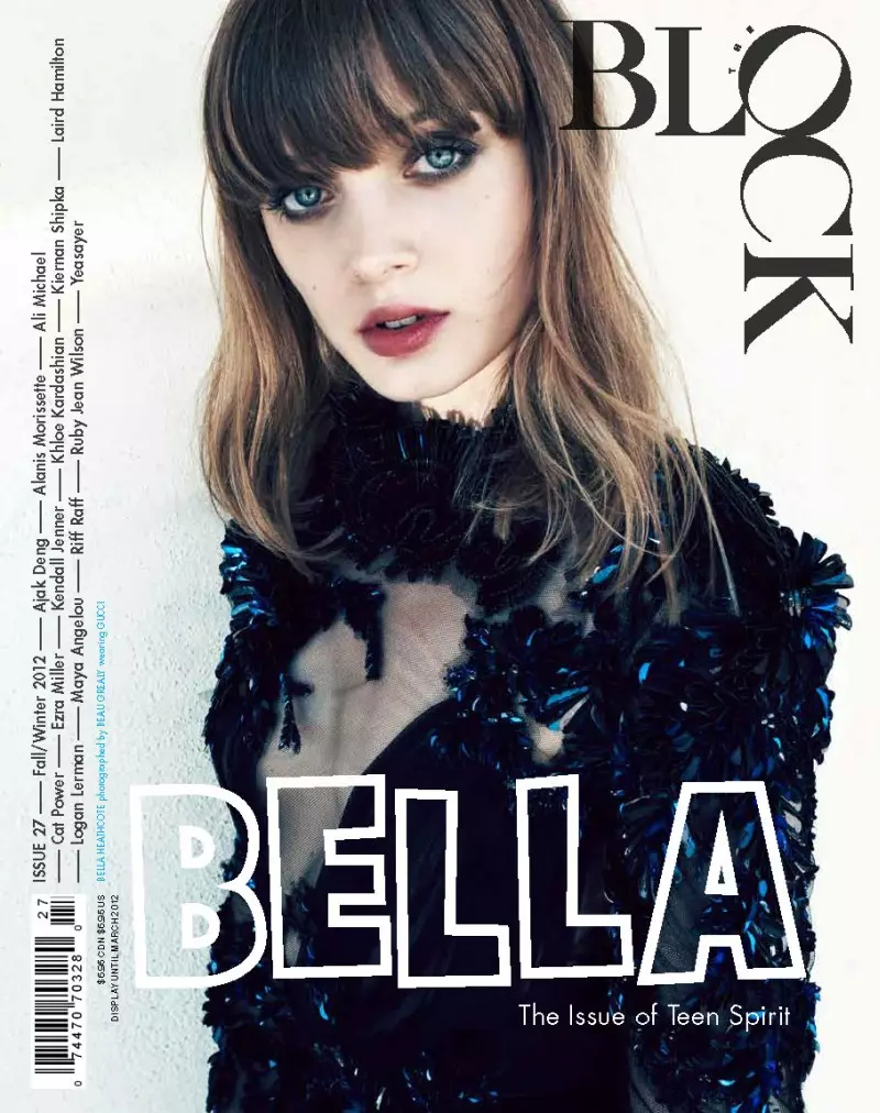 Bella Heathcote The Block F/W 2012 uchun yoshlik ruhiga ega