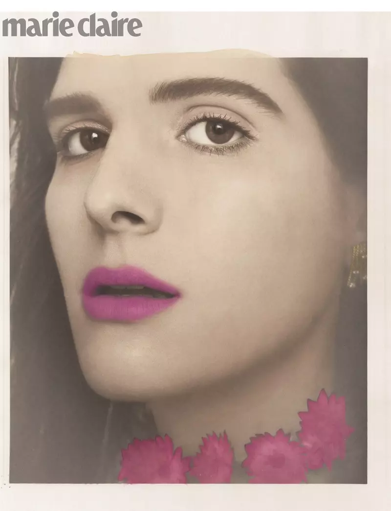 Hari Nef canaliza a beleza vintage para Marie Claire Spread