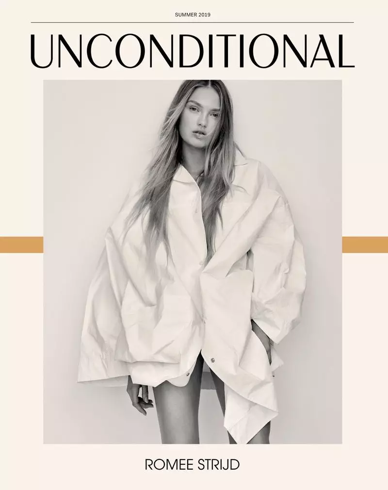 Редакція моди на обкладинці журналу Romee Strijd Unconditional 2019