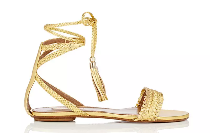 Sandal Flat Aquazzura Sun Valley