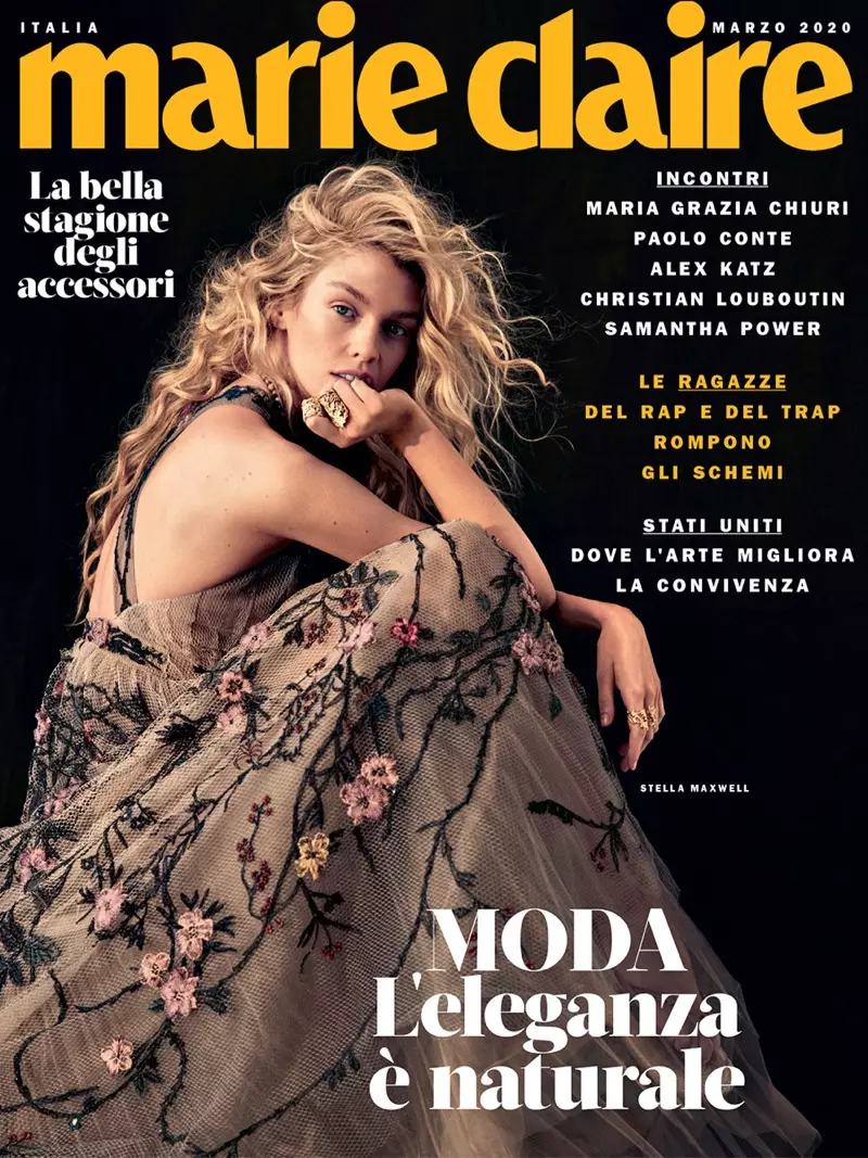 Stella Maxwell Model Gaya Canggih kanggo Marie Claire Italia