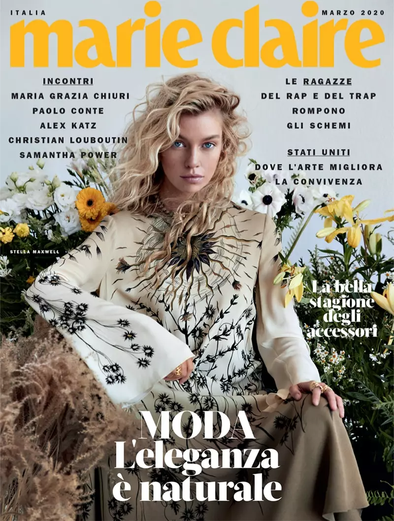 Stella Maxwell Model Gaya Canggih untuk Marie Claire Itali