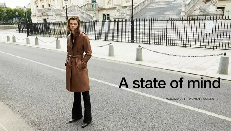 Cara Taylor, Massimo Dutti A State of Mind 2019 sonbahar öncesi koleksiyonunda rol aldı