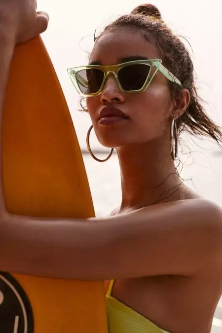 Ellen Rosa Hits the Beach in For Love & Lemons Swim '19 Designs