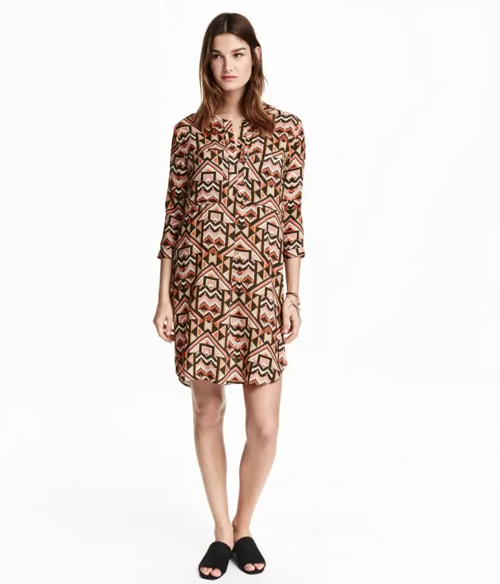 H&M Viscose Geometrike Icapiro