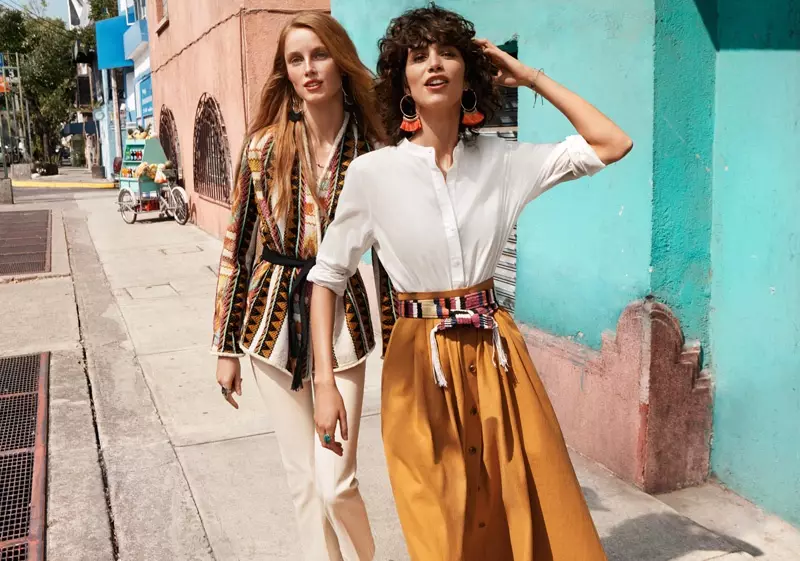 H&M kanalen bohemian styl foar har maitiid 2016 kampanje