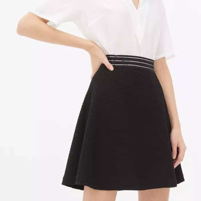 Sandro Jeda Flared Skirt