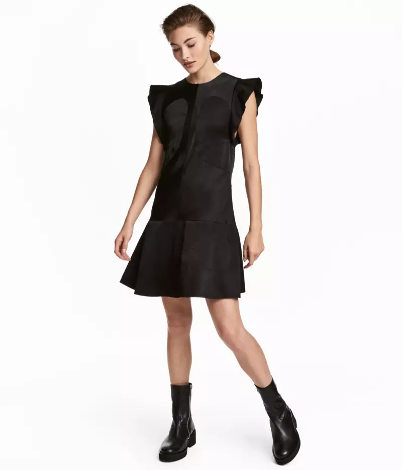 H&M Studio Fırfırlı Kollu Elbise 99 $