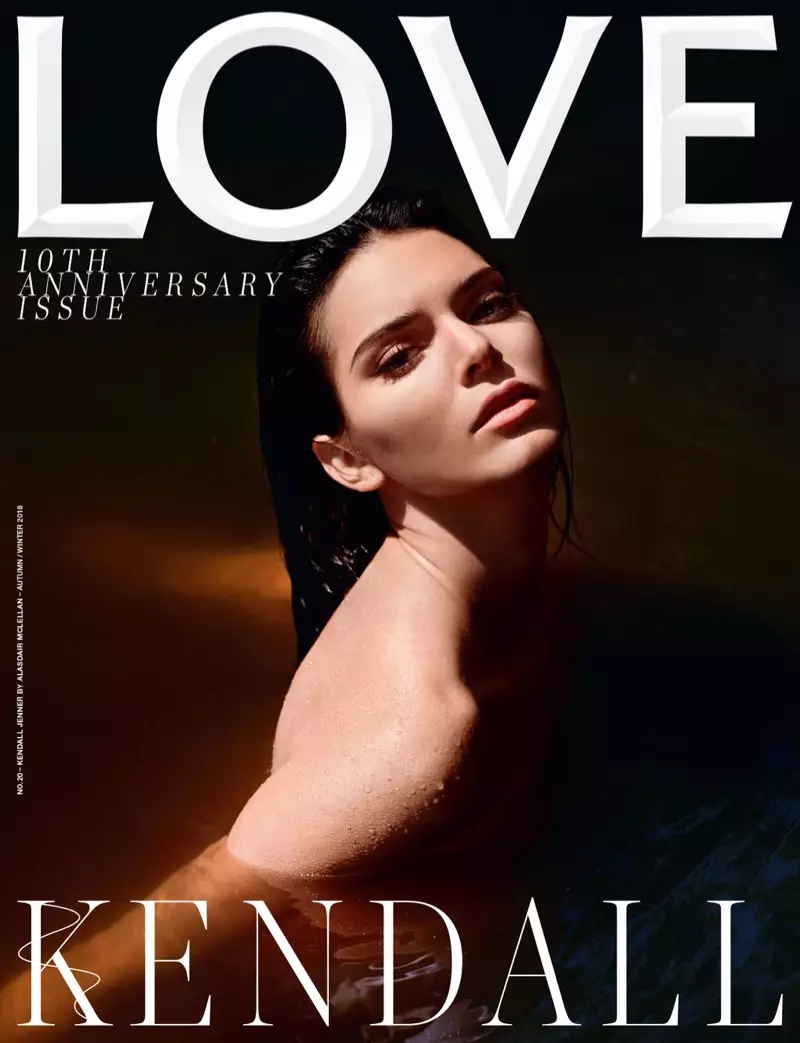 Kendall Jenner | Ajakiri LOVE | 2018 Kaas | Fotosessioon