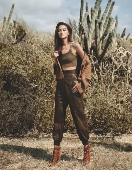 Bruna Tenorio Modeller Desert Chic Looks fir Madame Däitschland