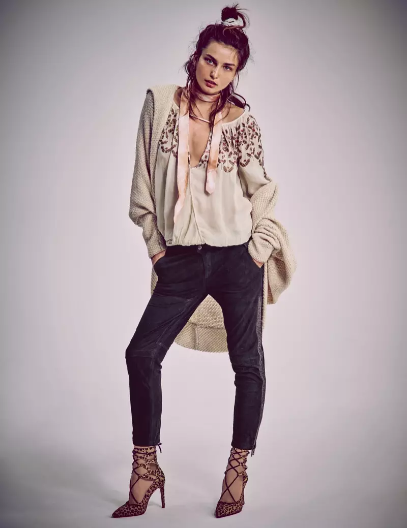 Andreea Diaconu predstavlja besplatne stilove prije jeseni 2015