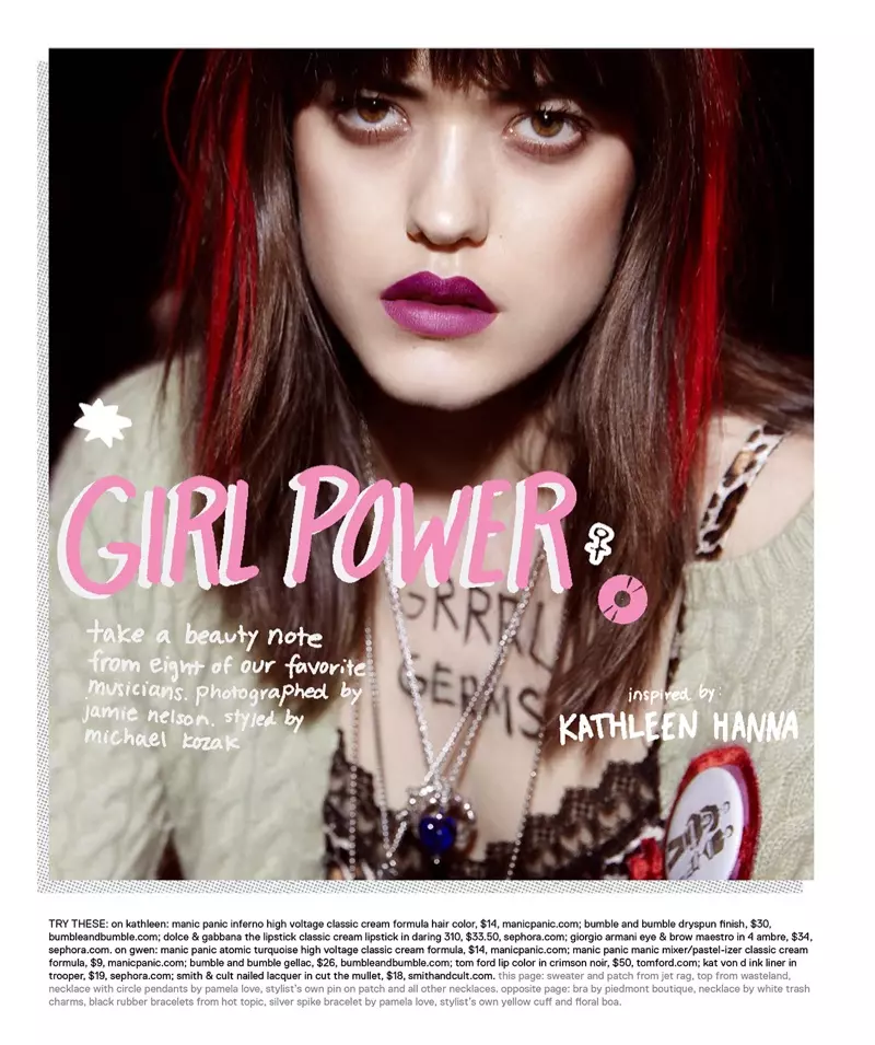 Girl Power：NYLONは音楽の最も象徴的な美しさのルックスのいくつかをチャネルします