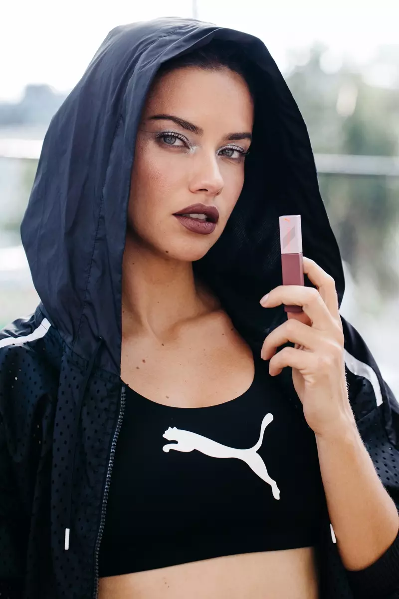 Adriana Lima PUMA x Maybelline Campaign