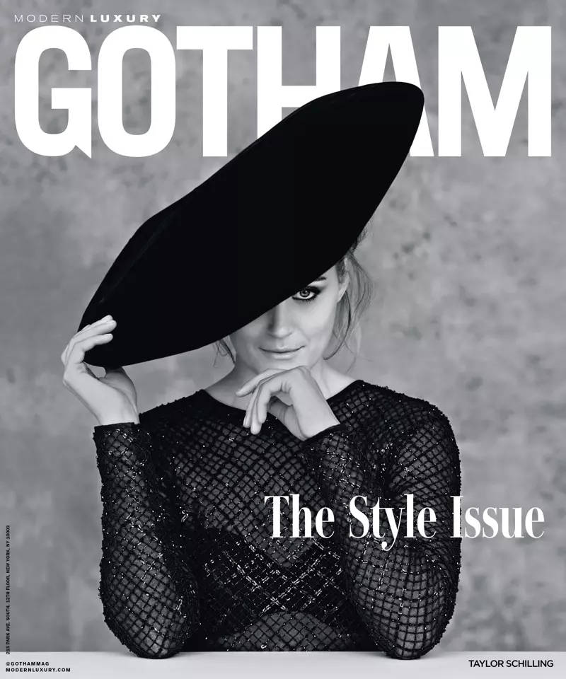 Taylor Schilling a la portada de la revista Gotham de març de 2018