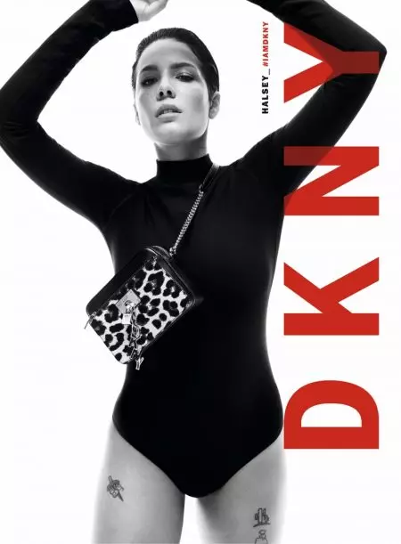 Halsey DKNY Fall 2019 अभियानको लागि पोज स्ट्राइक गर्दछ
