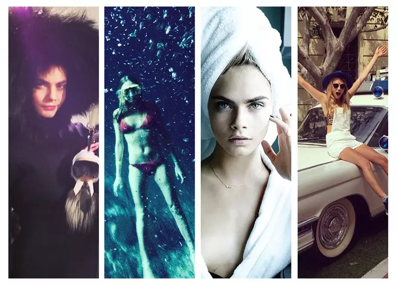 Cara Delevingne Maalinta Dhalashada 2014: Instagram-keeda ugu Fiican Weli