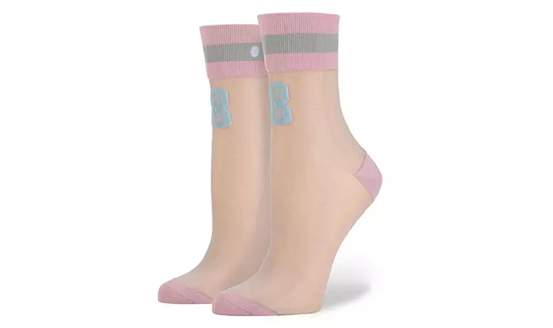 Stance x Rihanna 88 Fußkettchensocke in Rosa