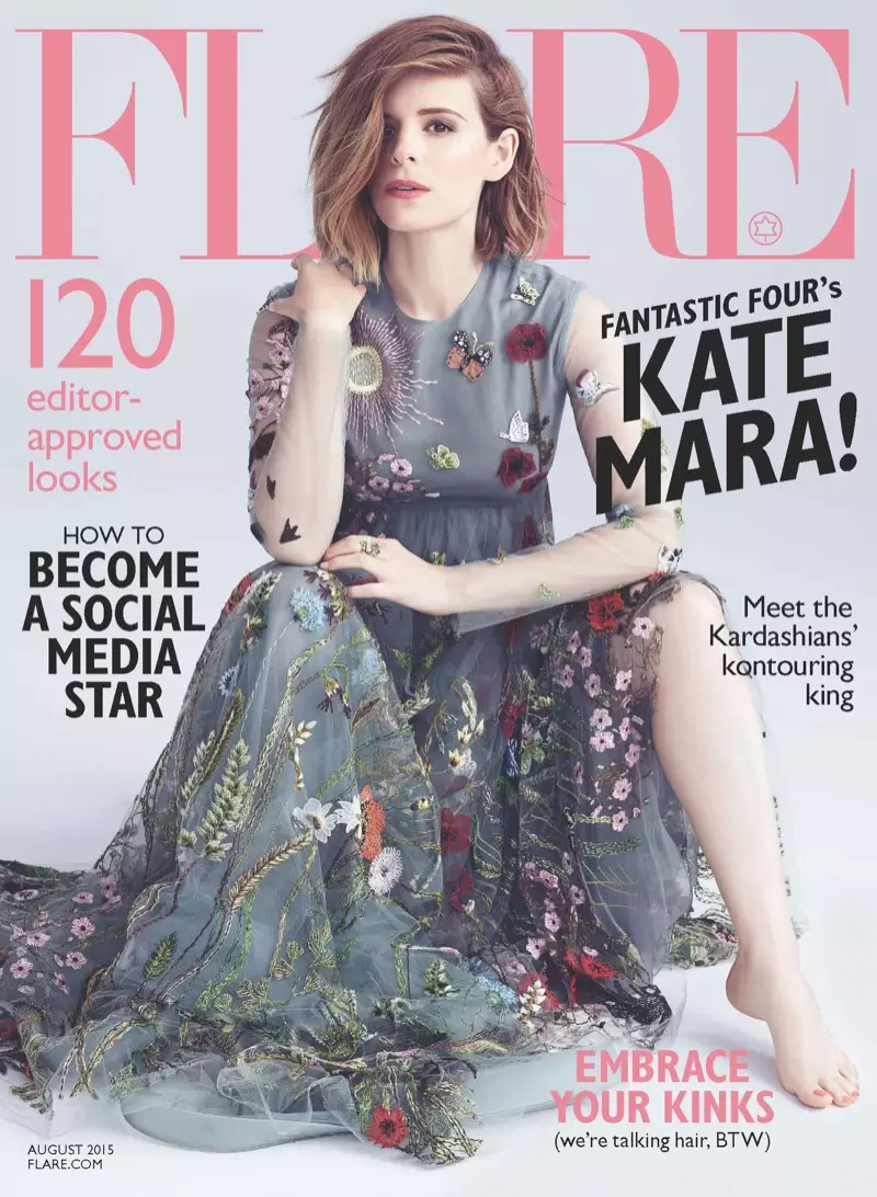 Kate Mara protagoniza la revista Flare, habla sobre el papel de los 'Cuatro Fantásticos'