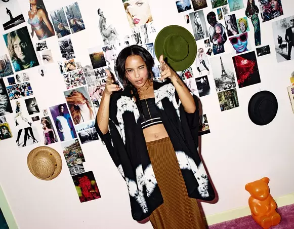 Zoe Kravitz የ ASOS መጽሔትን ይሸፍናል, Talks Jennifer Lawrence & Love for 90s Style