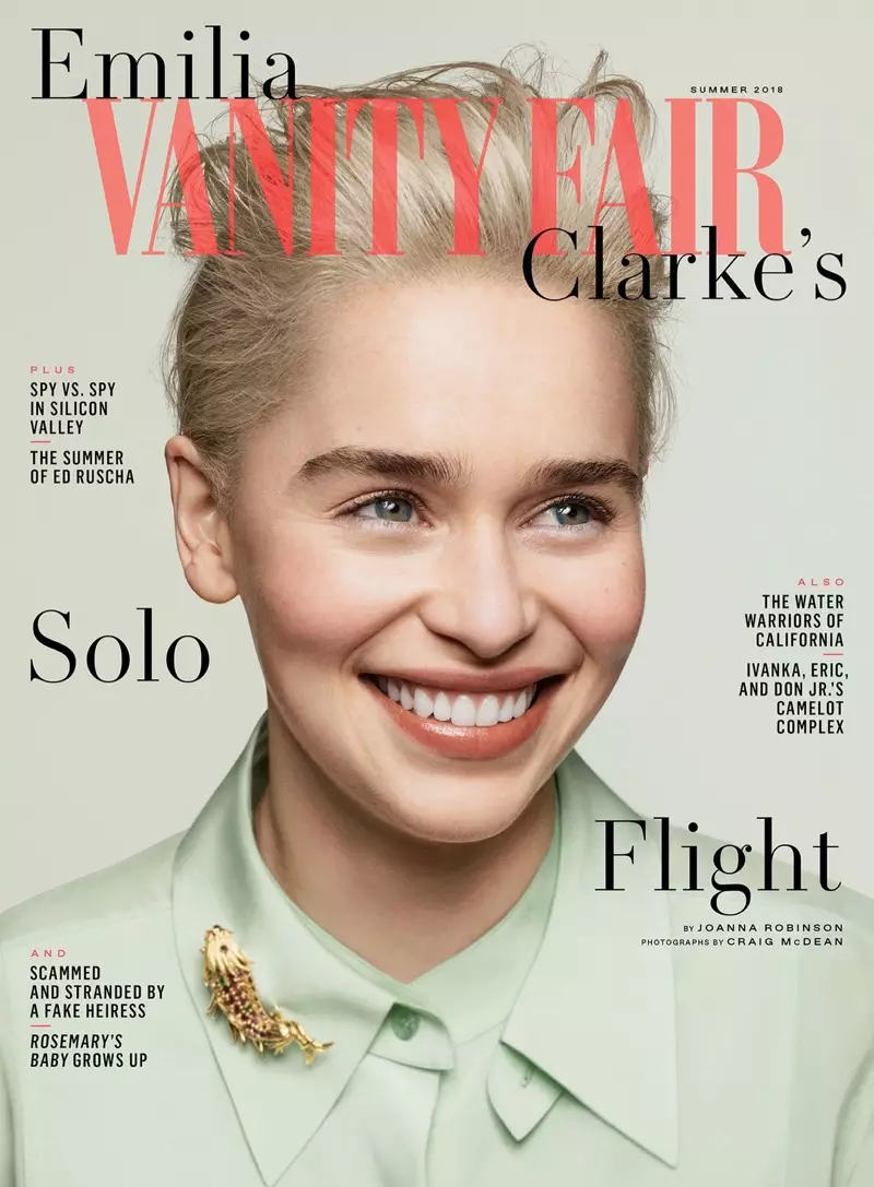 Emilia Clarke ing Vanity Fair Summer 2018 Cover