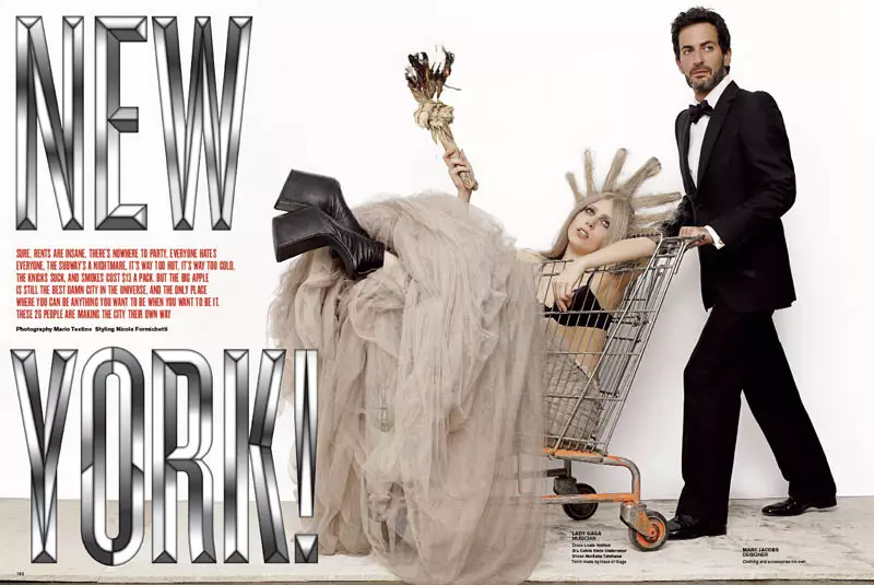 Lady Gaga, Liya Kebede e Chloe Sevigny em Nova York! por Mário Testino | Revista V #67