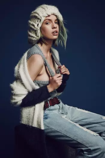 Stella Maxwell Models For Love & Lemons 'Pre-Fall Collection