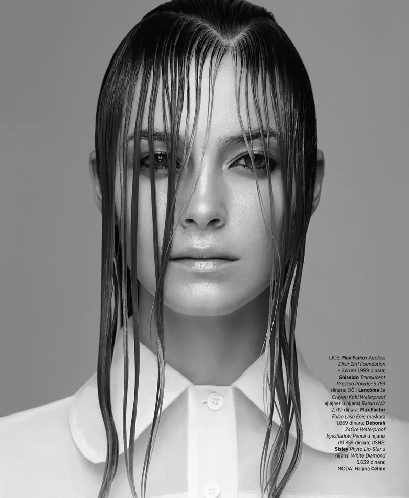 Bridget Malcolm สวมความงามเพรียวบางใน Bazaar ของเซอร์เบีย