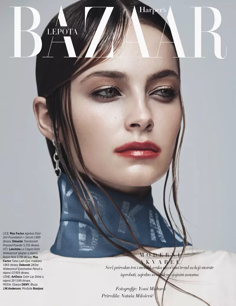 Bridget Malcolm kannab Harper’s Bazaar Serbias elegantset ilu välimust