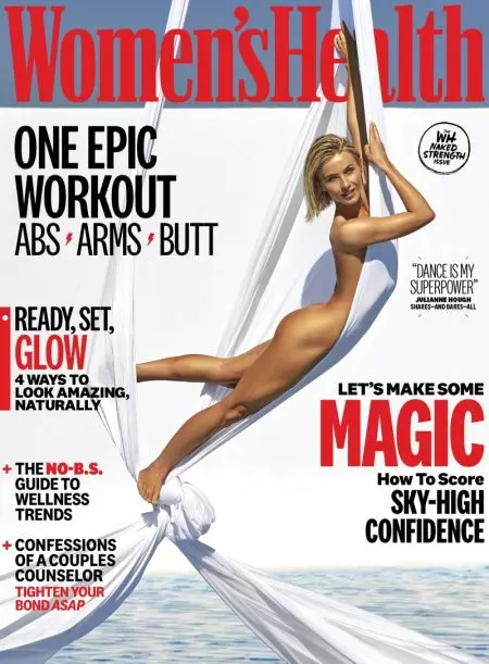 Julianne Hough se despe para a capa da Women's Health