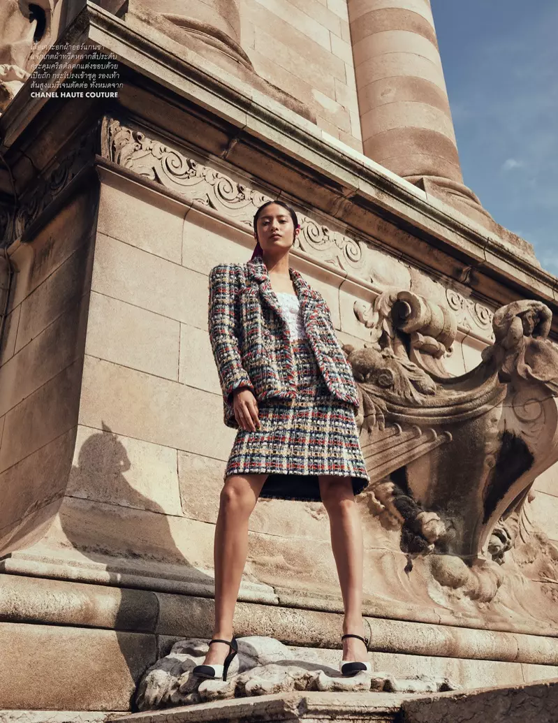 Bella Kim bezaubert in Chanel Haute Couture für ELLE Thailand