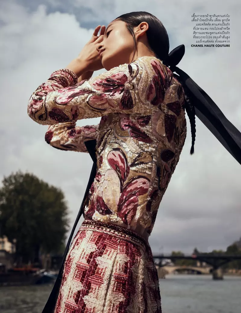 Bella Kim Charms i Chanel Haute Couture for ELLE Thailand