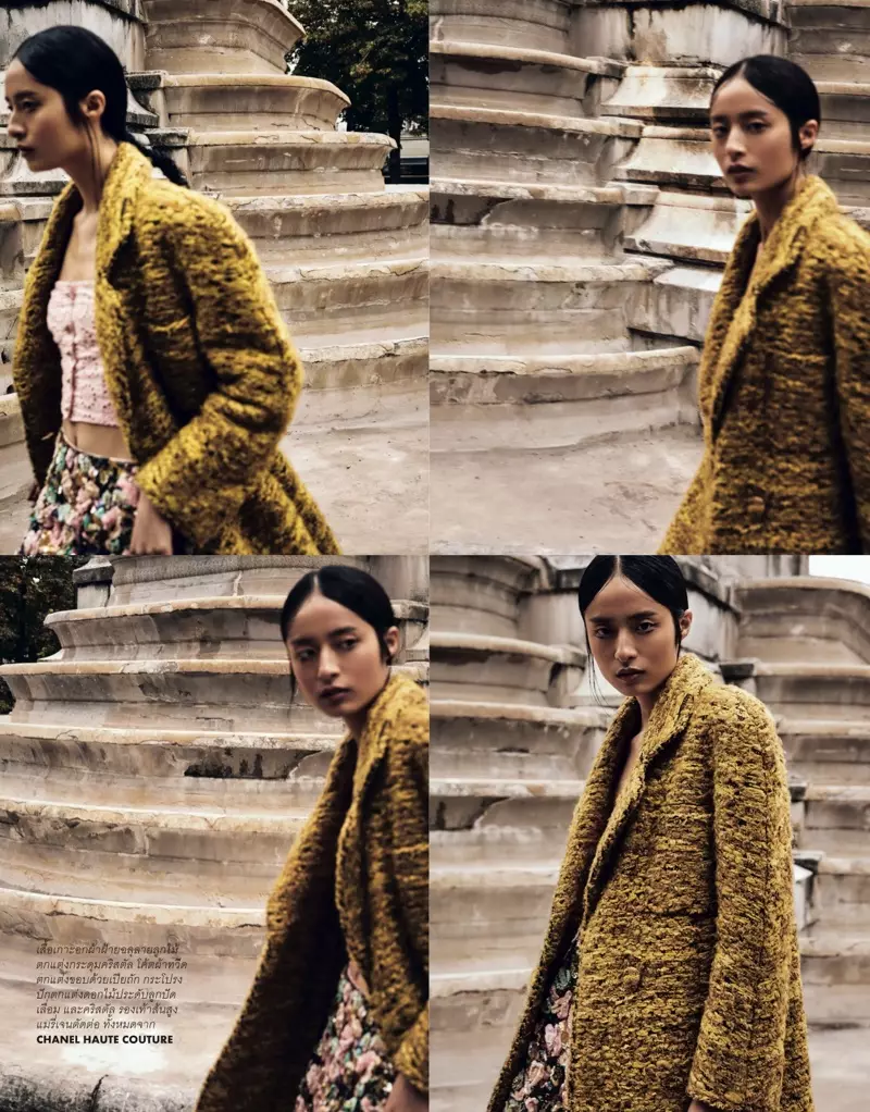 Bella Kim encanta en Chanel Haute Couture para ELLE Tailandia