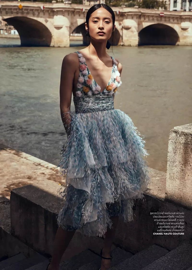 Bella Kim Charms i Chanel Haute Couture for ELLE Thailand