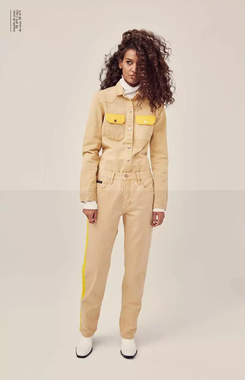 Liya Kebede pozira u Calvin Klein Looks za ELLE Brazil