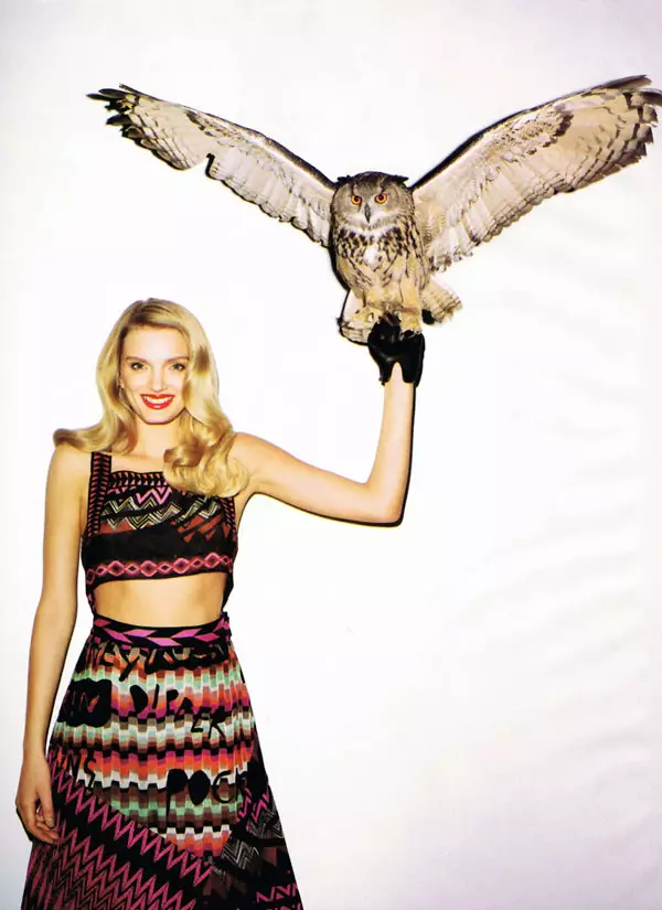 U-Lily Donaldson kaTerry Richardson weHarper's Bazaar US January 2011